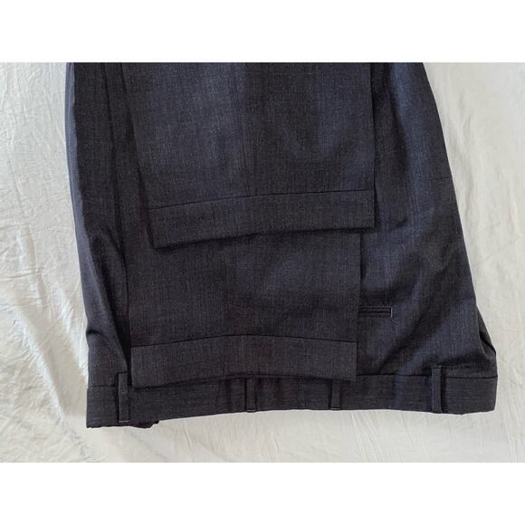 Brooks Brothers 1818 Madison Pleated/Cuffed Wool Dress Pants, Slacks. 43X29. - Picture 3 of 10